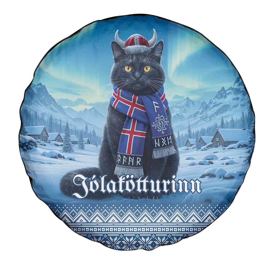 Iceland Christmas Spare Tire Cover Icelandic Yule Cat LT19