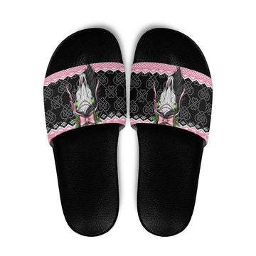 Anglesey Wales Christmas Slide Sandals Pink Mari Lwyd Welsh Celtic Knot LT19