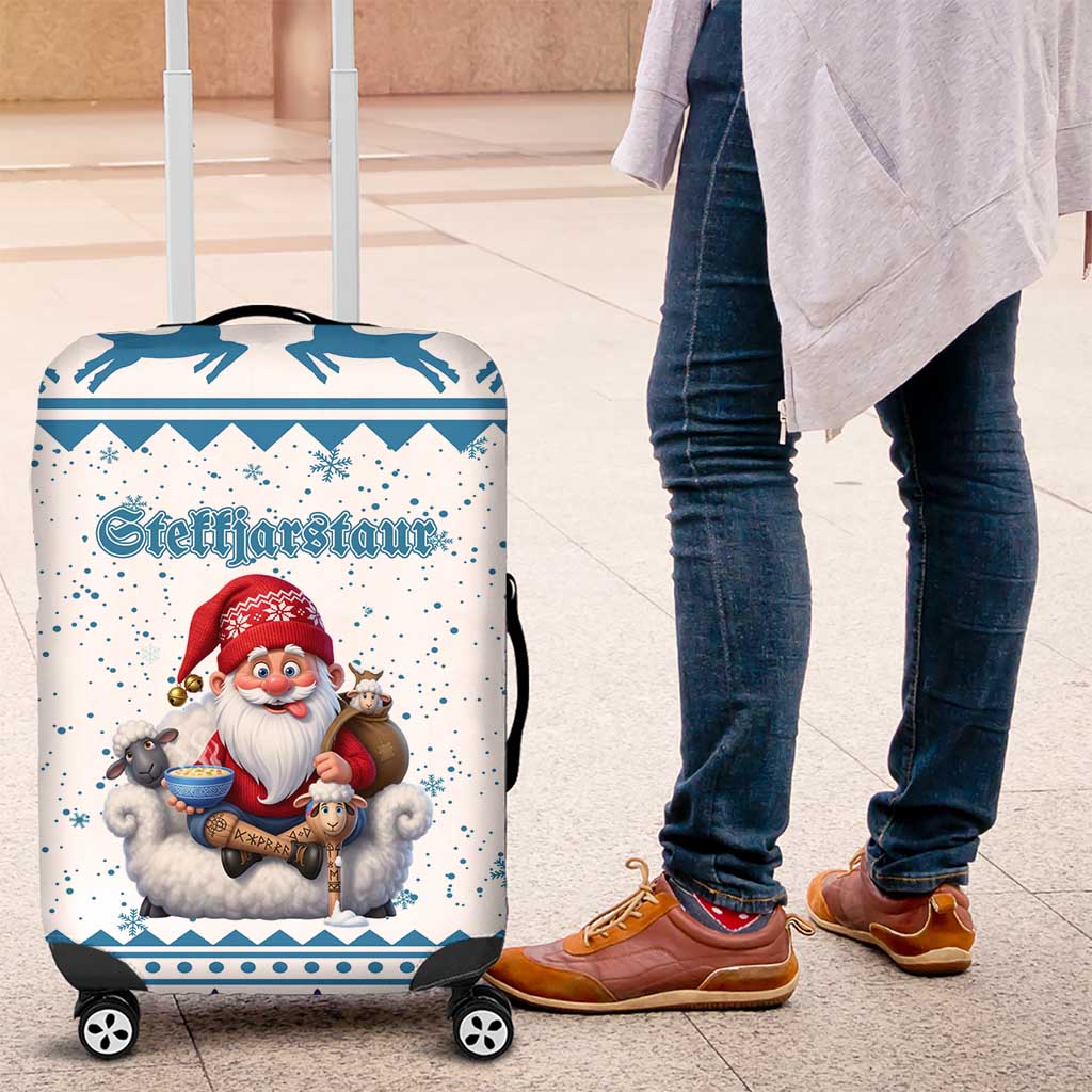 Iceland Christmas Luggage Cover Stekkjastaur Sheep-Cote-Clod LT19