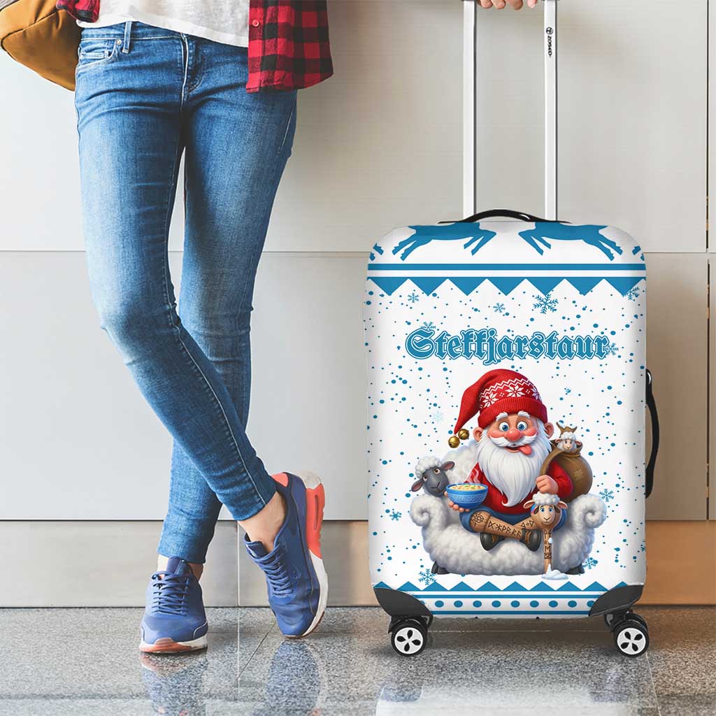 Iceland Christmas Luggage Cover Stekkjastaur Sheep-Cote-Clod LT19