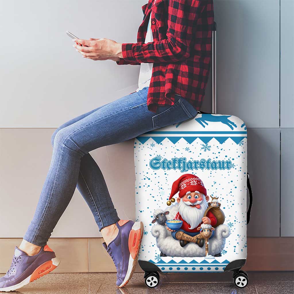 Iceland Christmas Luggage Cover Stekkjastaur Sheep-Cote-Clod LT19