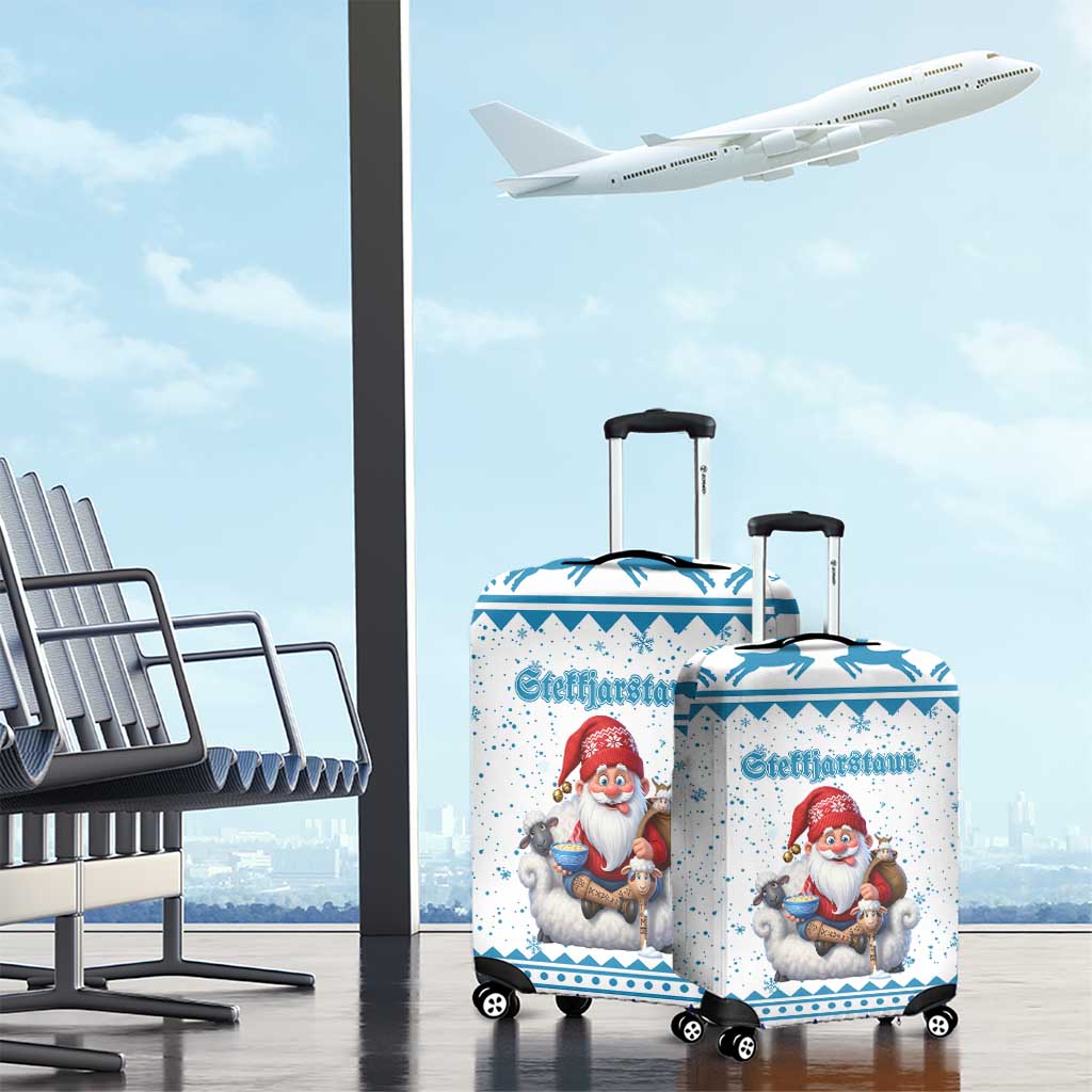 Iceland Christmas Luggage Cover Stekkjastaur Sheep-Cote-Clod LT19