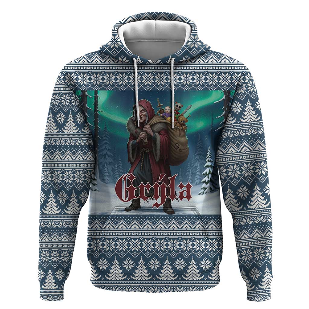 Iceland Christmas Hoodie Icelandic Gryla Evil Mother of Yule Lads LT19