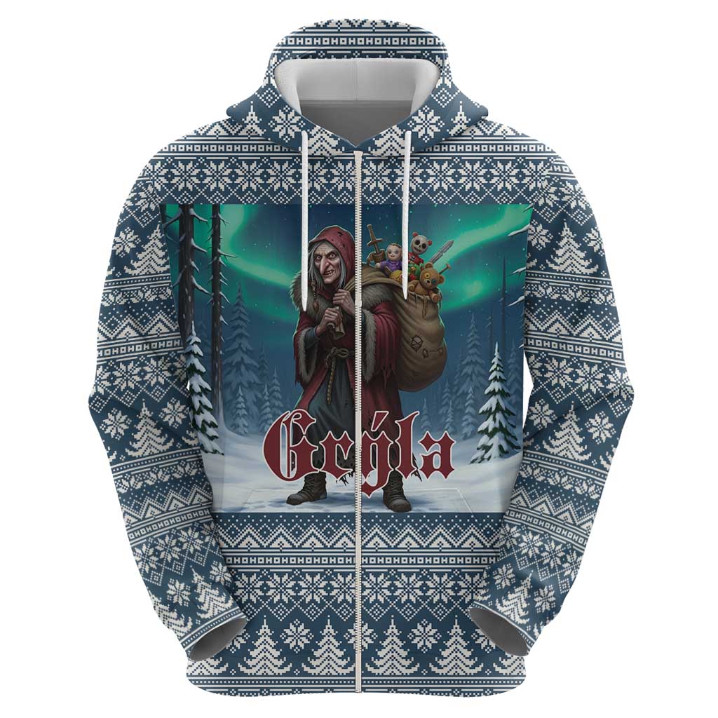 Iceland Christmas Hoodie Icelandic Gryla Evil Mother of Yule Lads LT19