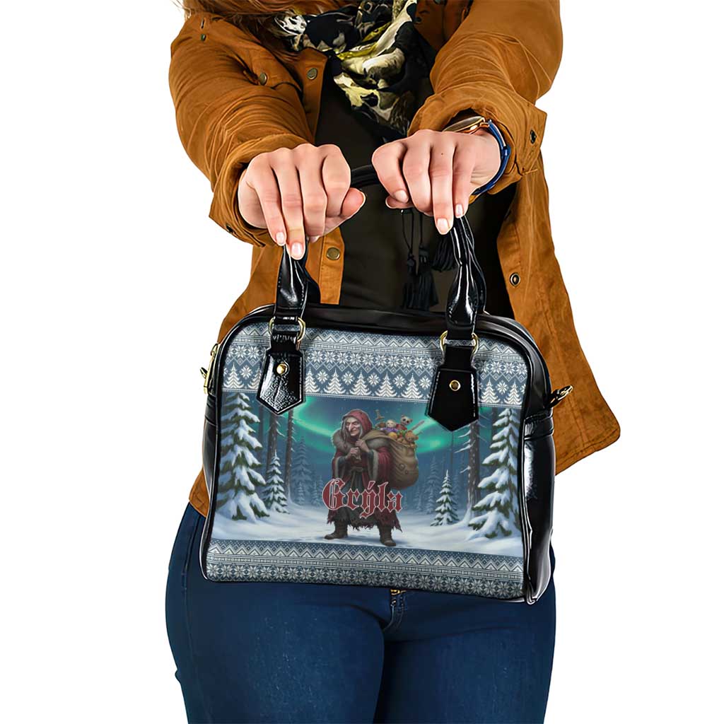 Iceland Christmas Shoulder Handbag Icelandic Gryla Evil Mother of Yule Lads LT19
