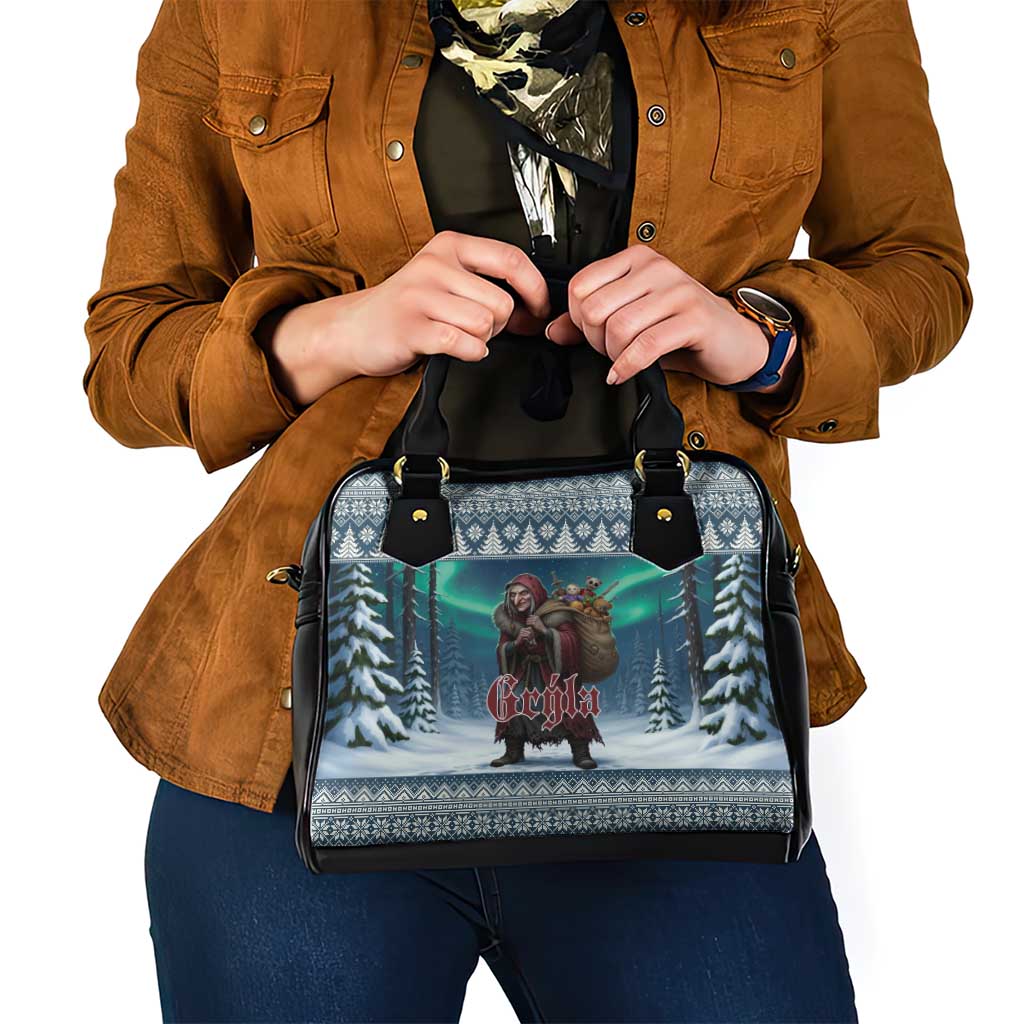 Iceland Christmas Shoulder Handbag Icelandic Gryla Evil Mother of Yule Lads LT19