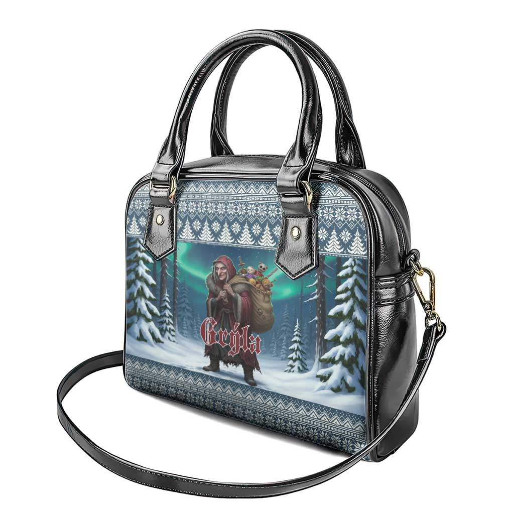 Iceland Christmas Shoulder Handbag Icelandic Gryla Evil Mother of Yule Lads LT19