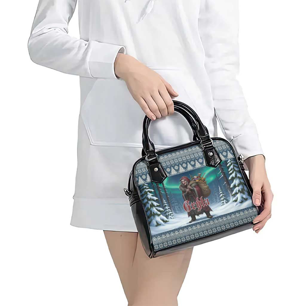 Iceland Christmas Shoulder Handbag Icelandic Gryla Evil Mother of Yule Lads LT19