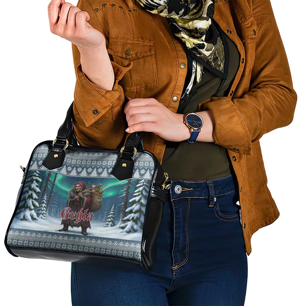 Iceland Christmas Shoulder Handbag Icelandic Gryla Evil Mother of Yule Lads LT19