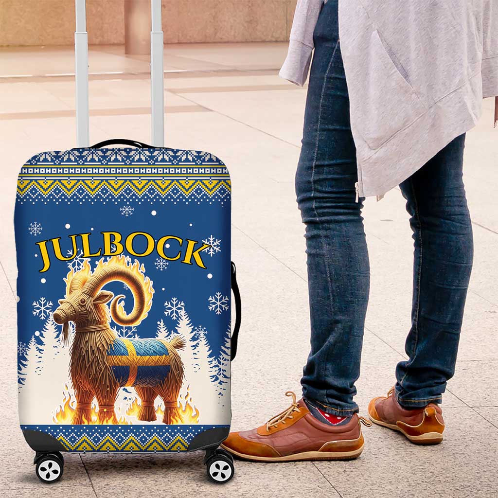 Sweden Christmas Luggage Cover Julbock  Yule Goat LT19