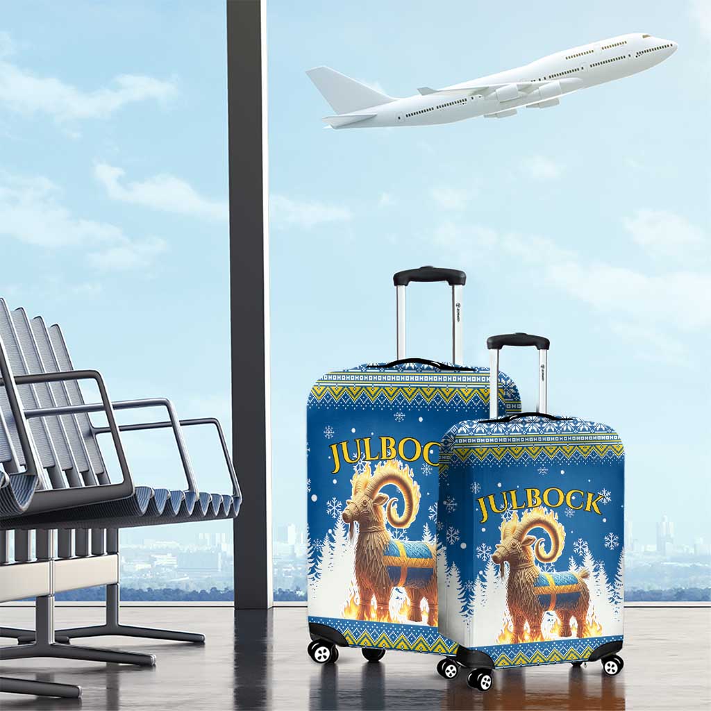 Sweden Christmas Luggage Cover Julbock  Yule Goat LT19