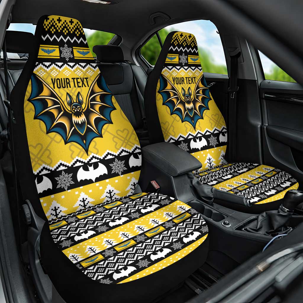 Personalized Brecknockshire Wales Christmas Car Seat Cover Welsh Celtic Bat Design LT19