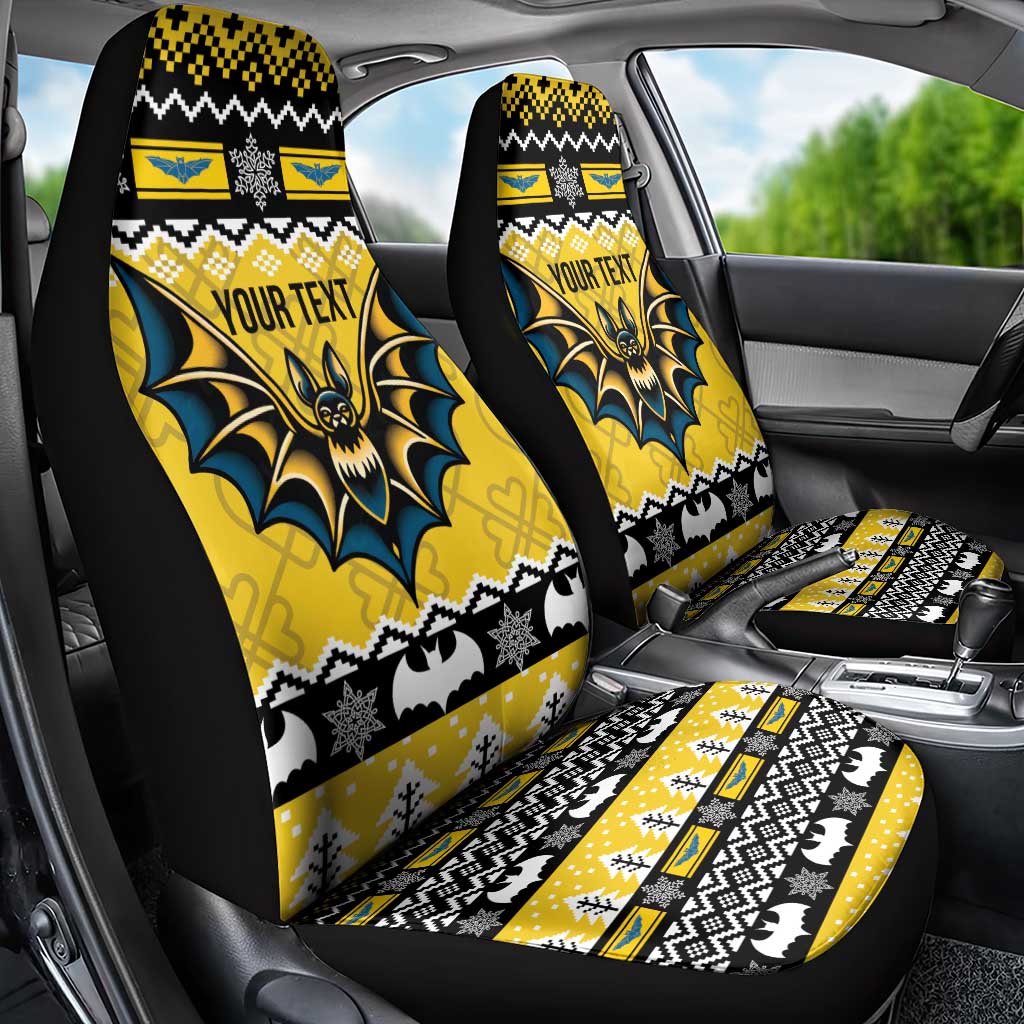 Personalized Brecknockshire Wales Christmas Car Seat Cover Welsh Celtic Bat Design LT19