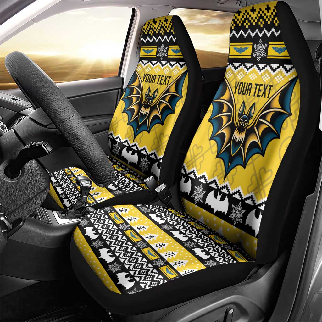 Personalized Brecknockshire Wales Christmas Car Seat Cover Welsh Celtic Bat Design LT19