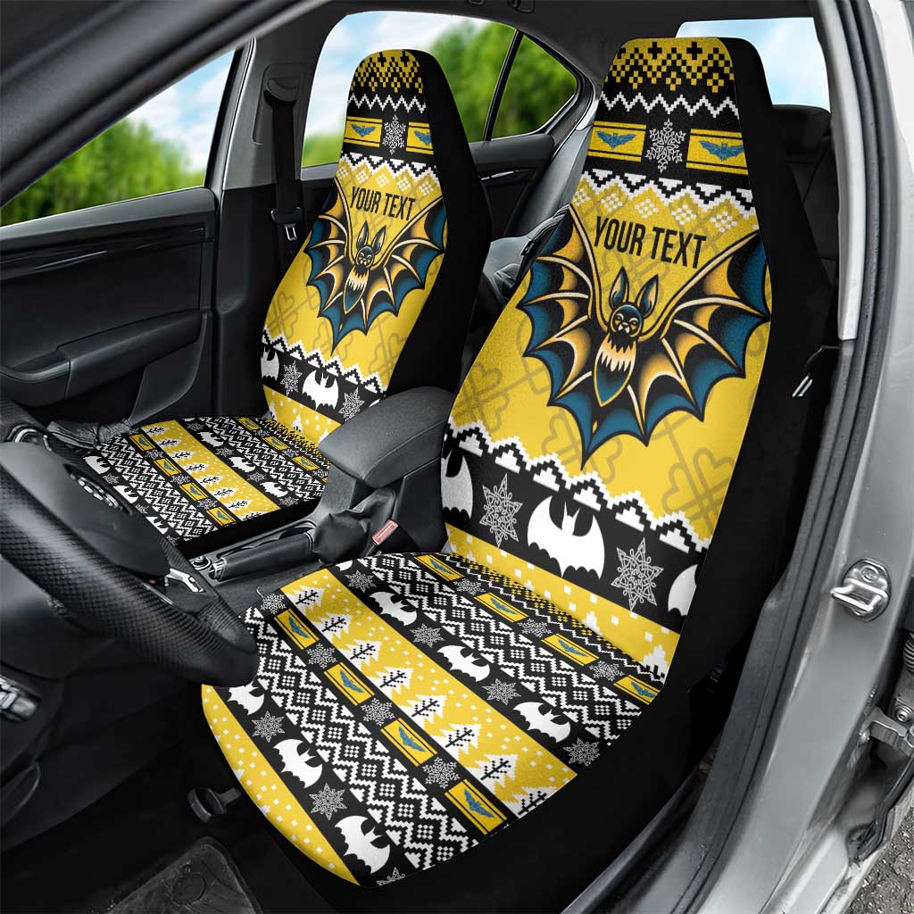 Personalized Brecknockshire Wales Christmas Car Seat Cover Welsh Celtic Bat Design LT19