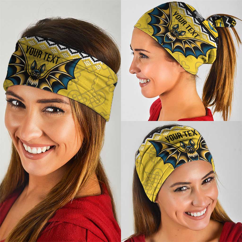 Personalized Brecknockshire Wales Christmas Neck Gaiter Welsh Celtic Bat Design LT19