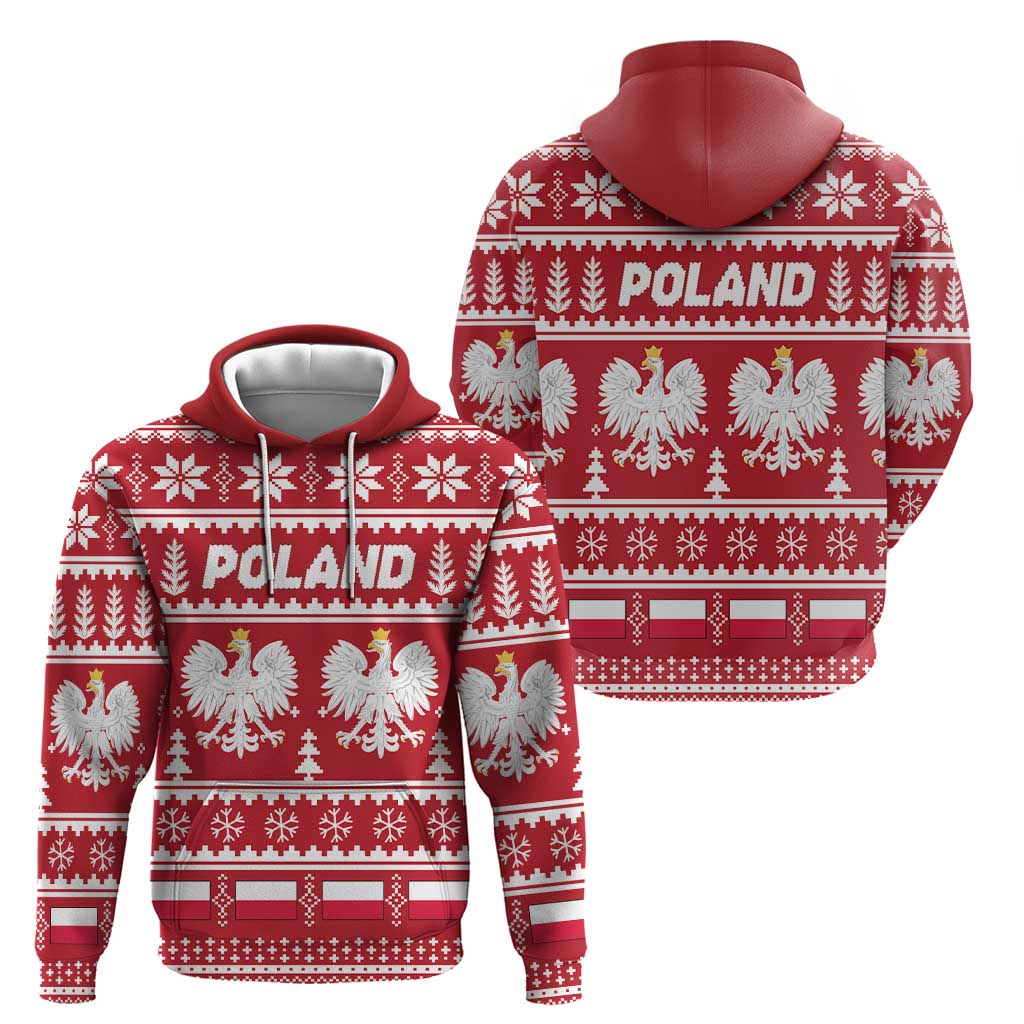 Poland Christmas Hoodie Emblem With Flag Style LT19