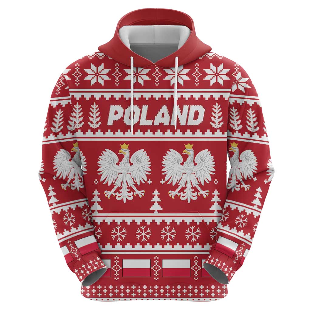 Poland Christmas Hoodie Emblem With Flag Style LT19