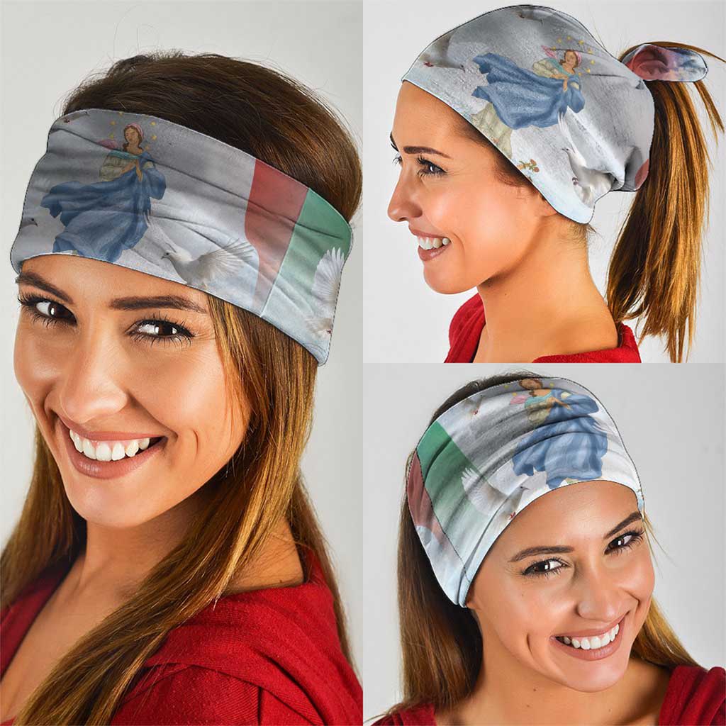 Italy Assumption Of Mary Neck Gaiter Blessed Virgin Mary Angel And Dove LT19