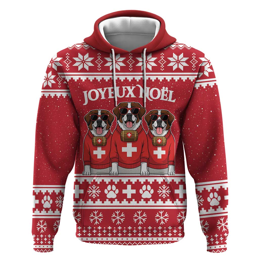 Saint Bernard Dog Switzerland Christmas Hoodie LT19