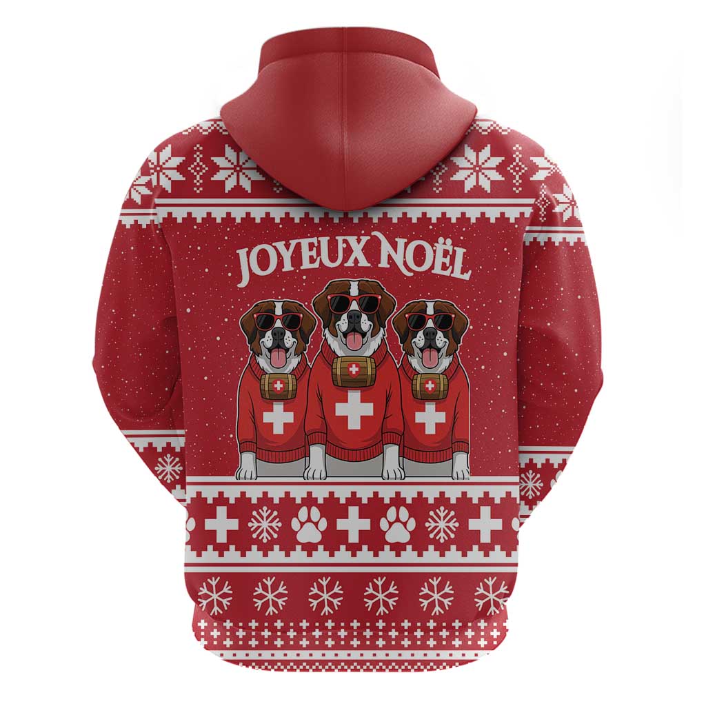 Saint Bernard Dog Switzerland Christmas Hoodie LT19