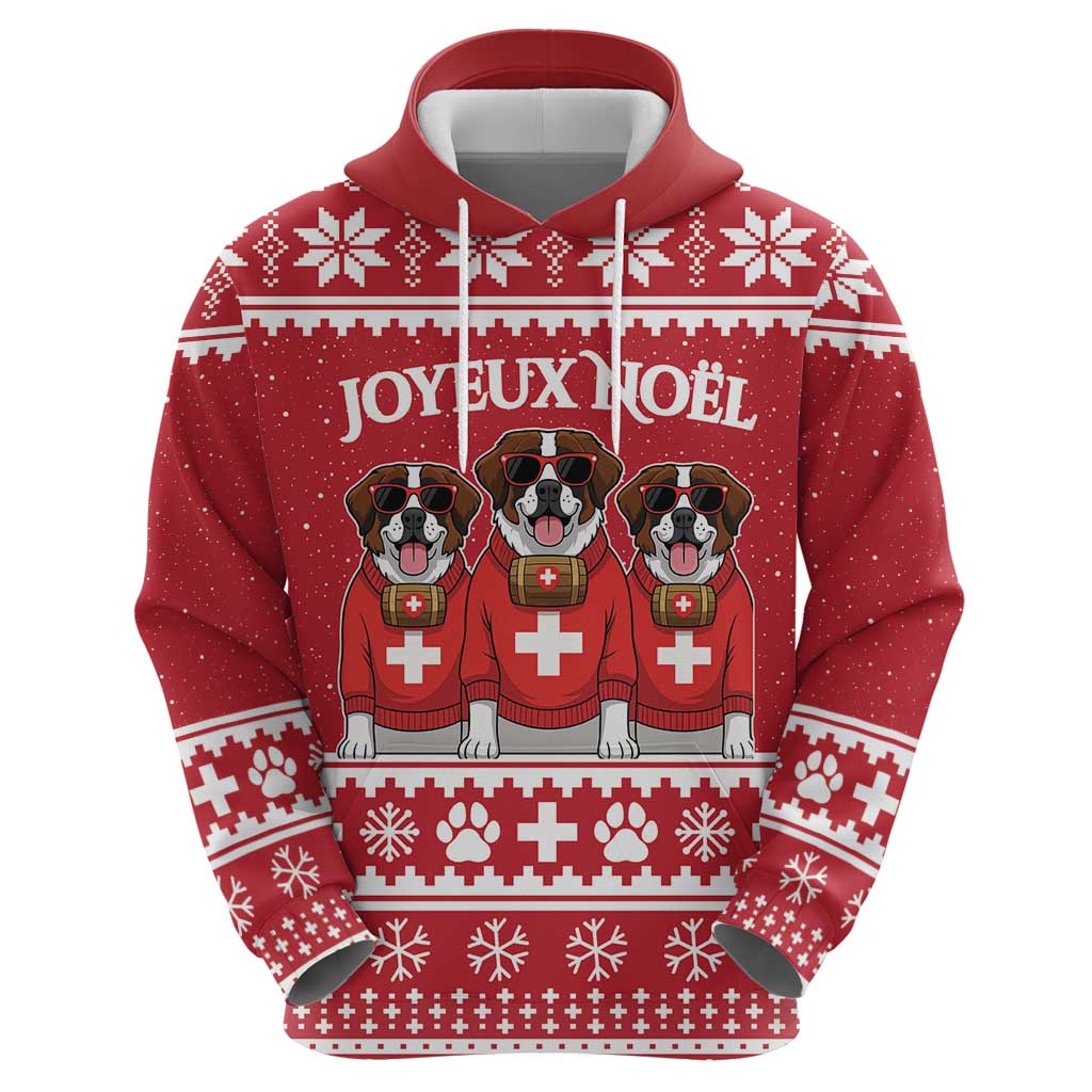 Saint Bernard Dog Switzerland Christmas Hoodie LT19