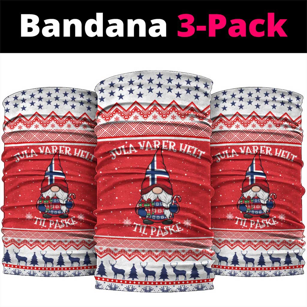 Norway Christmas Neck Gaiter Lovely Nordic Gnome LT19