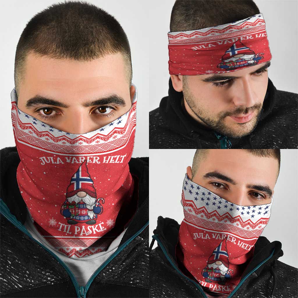 Norway Christmas Neck Gaiter Lovely Nordic Gnome LT19