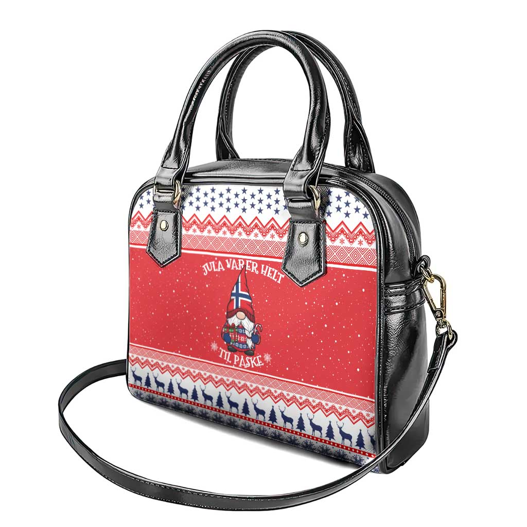 Norway Christmas Shoulder Handbag Lovely Nordic Gnome LT19