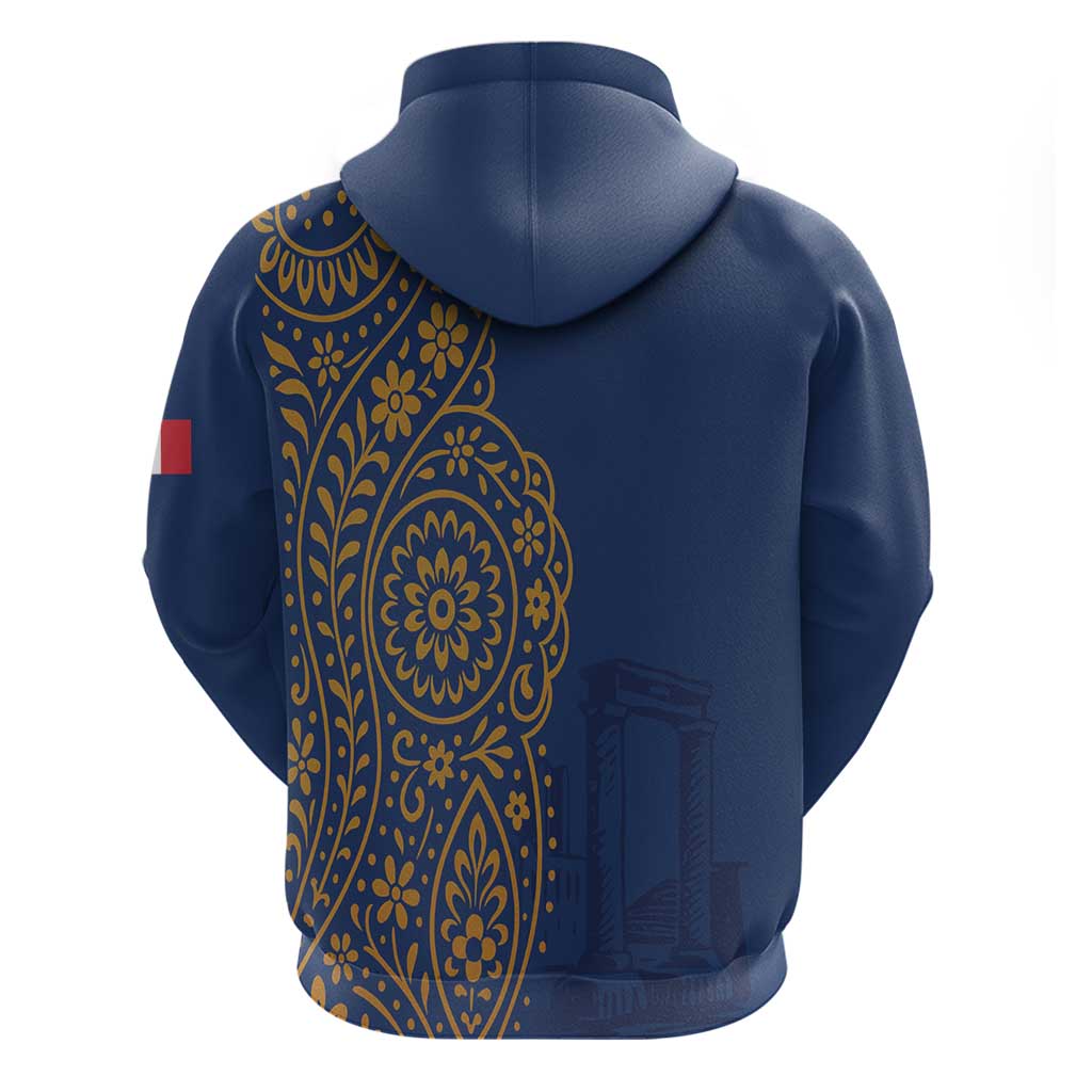 Italy Campania Hoodie Vietri Sul Mare Tile With Pompeii Ruins LT19