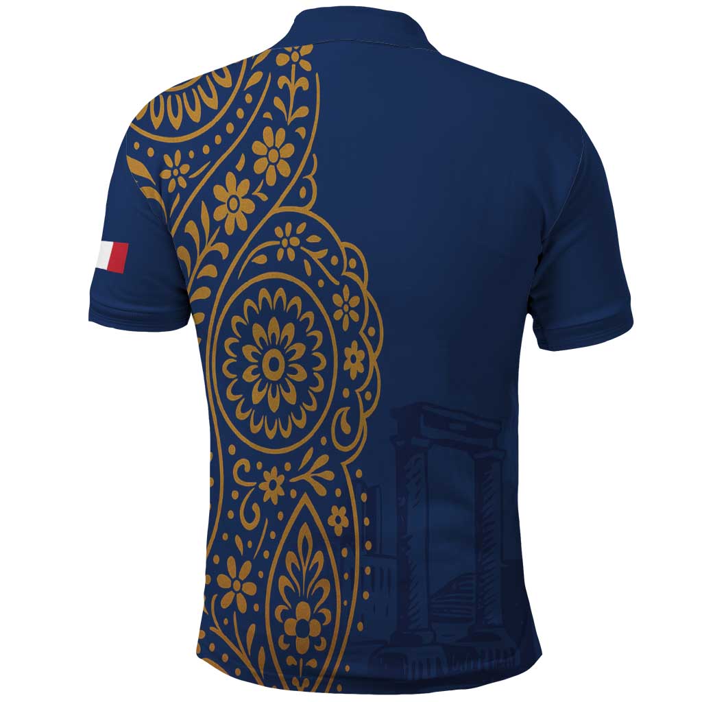 Italy Campania Polo Shirt Vietri Sul Mare Tile With Pompeii Ruins LT19