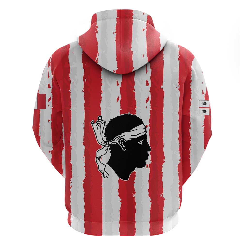 Italy Sardinia Hoodie Moor's Head With Coat Of Arms LT19