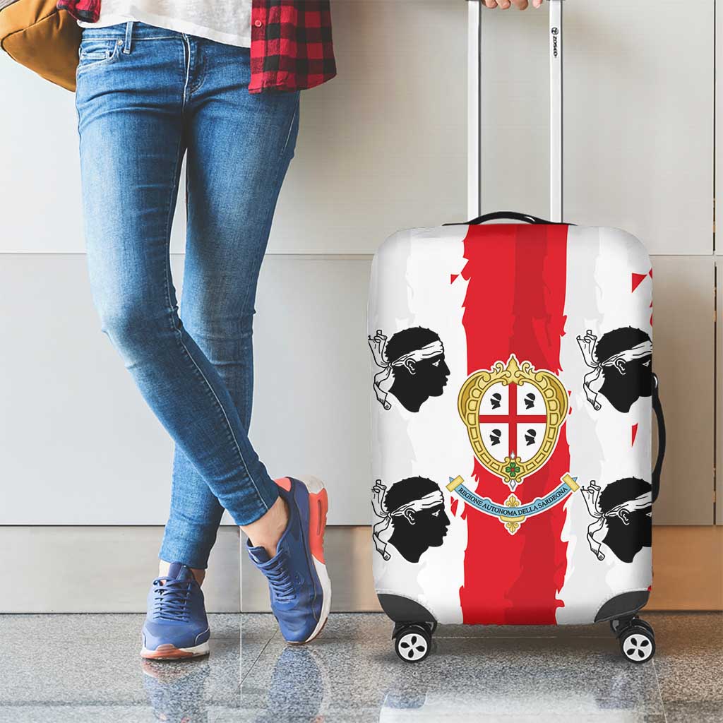 Italy Sardinia Luggage Cover Moor's Head With Coat Of Arms LT19