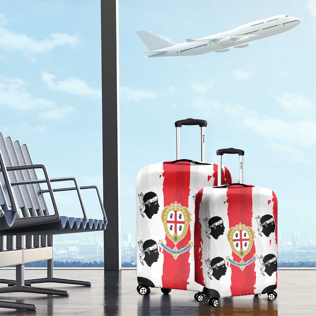 Italy Sardinia Luggage Cover Moor's Head With Coat Of Arms LT19