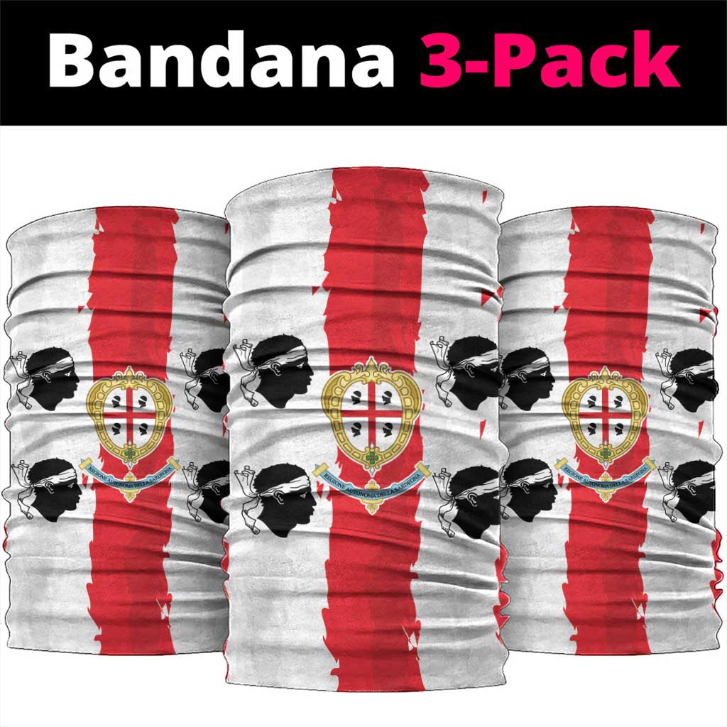 Italy Sardinia Neck Gaiter Moor's Head With Coat Of Arms LT19