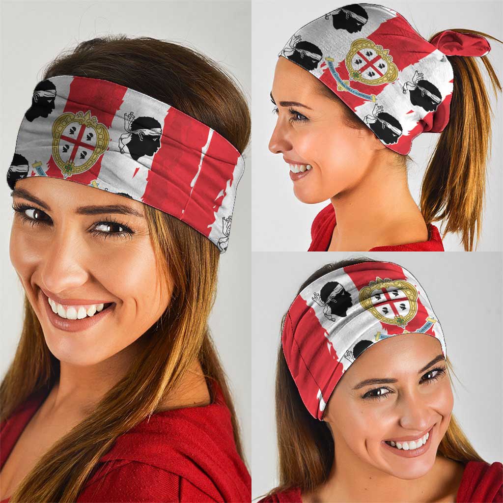 Italy Sardinia Neck Gaiter Moor's Head With Coat Of Arms LT19
