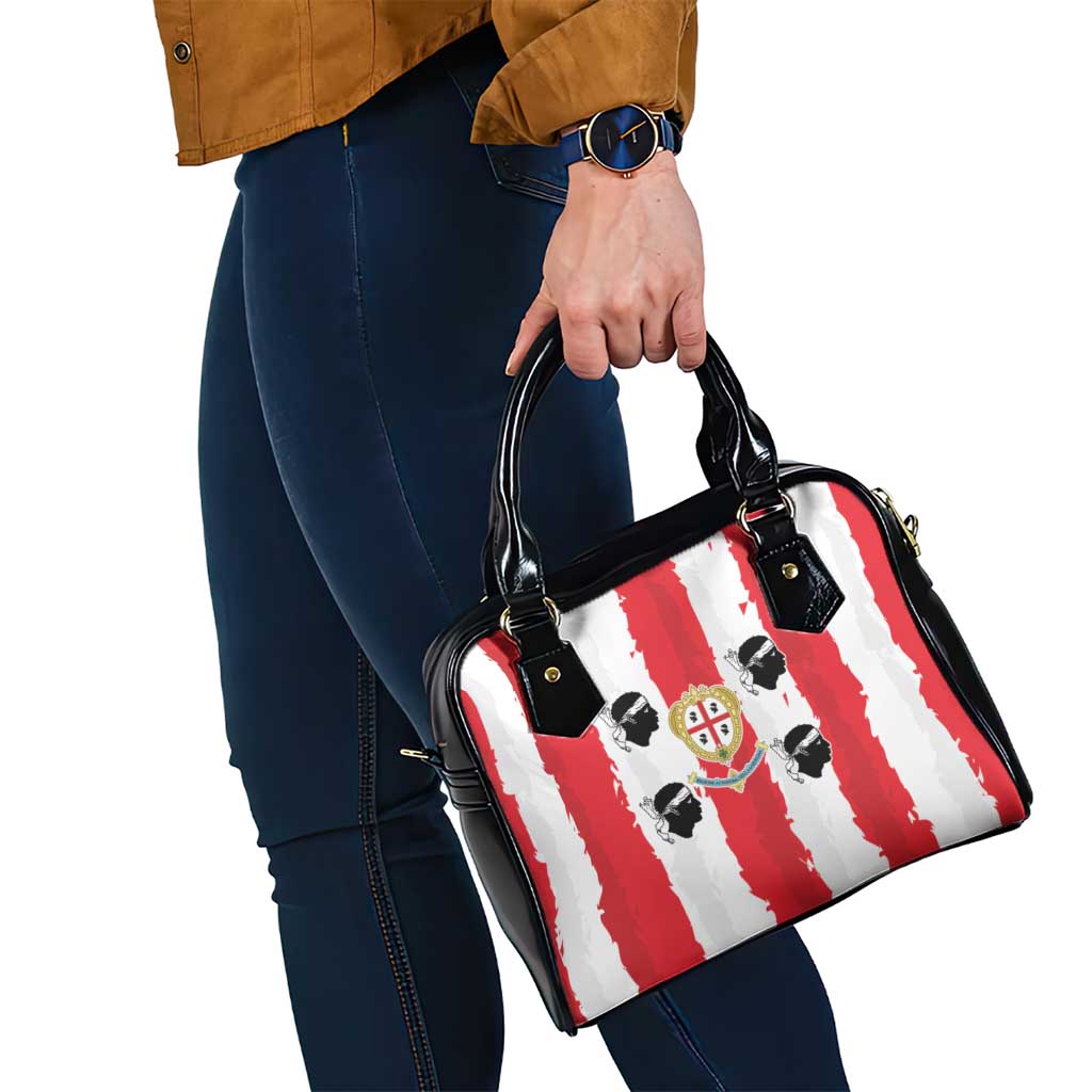 Italy Sardinia Shoulder Handbag Moor's Head With Coat Of Arms LT19