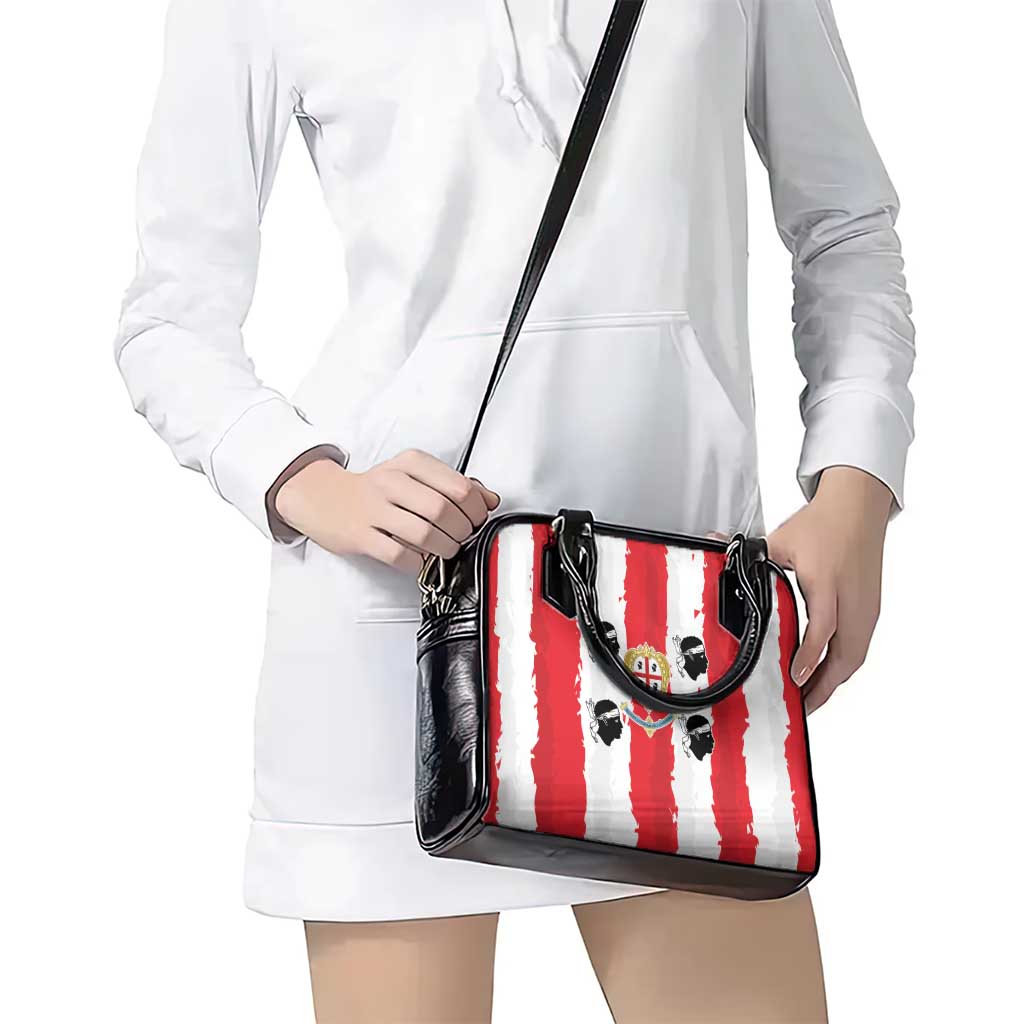 Italy Sardinia Shoulder Handbag Moor's Head With Coat Of Arms LT19