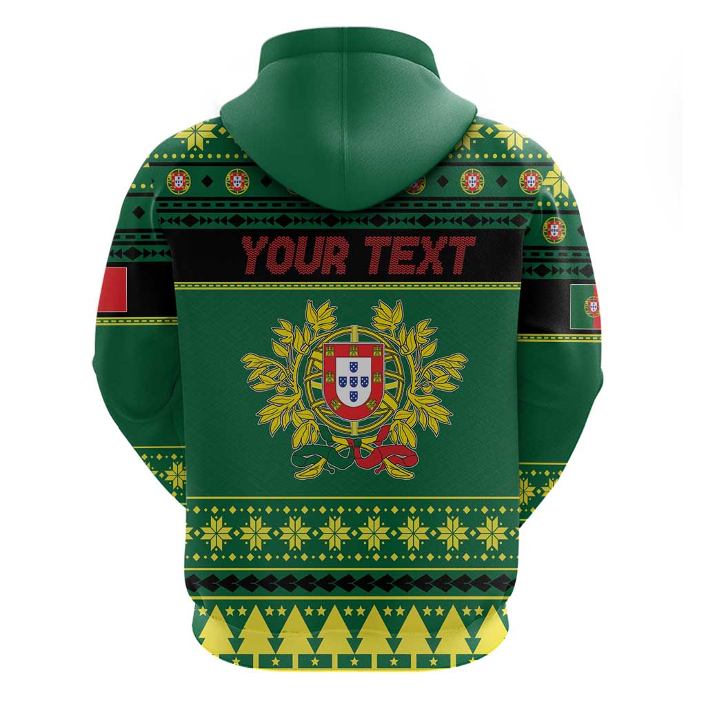 Personalized Portugal Christmas Hoodie Emblem With Flag Style LT19