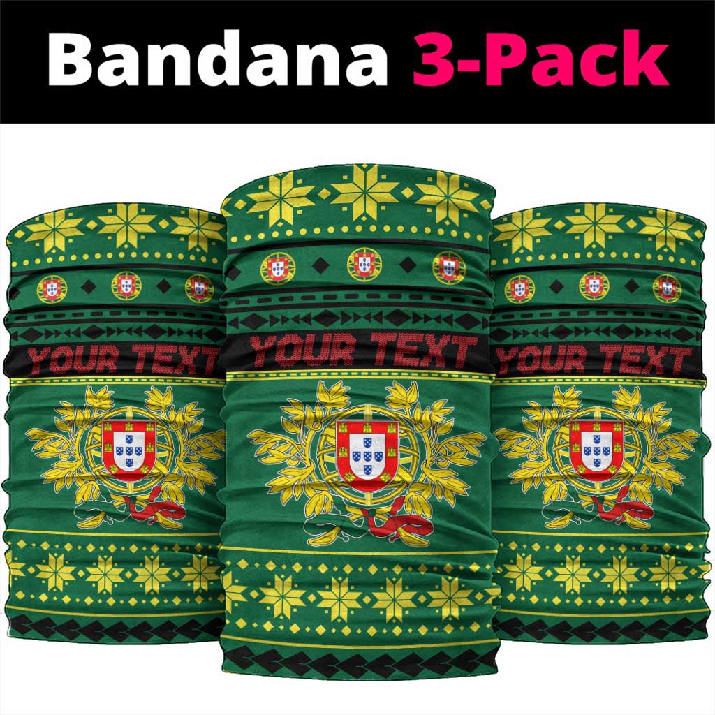 Personalized Portugal Christmas Neck Gaiter Emblem With Flag Style LT19