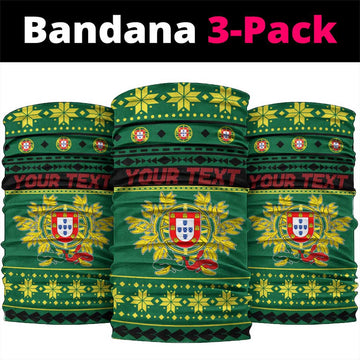 Personalized Portugal Christmas Neck Gaiter Emblem With Flag Style LT19