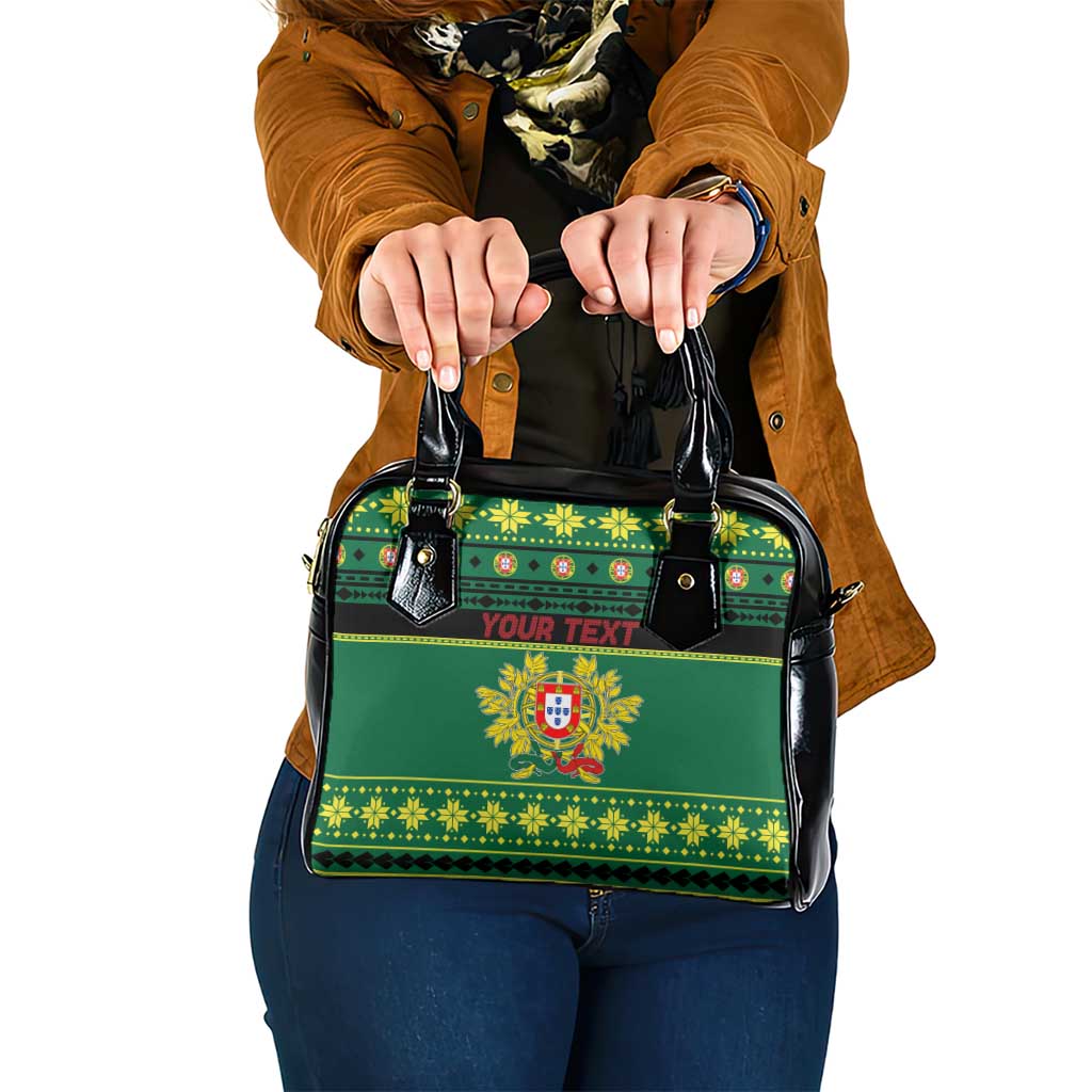 Personalized Portugal Christmas Shoulder Handbag Emblem With Flag Style LT19