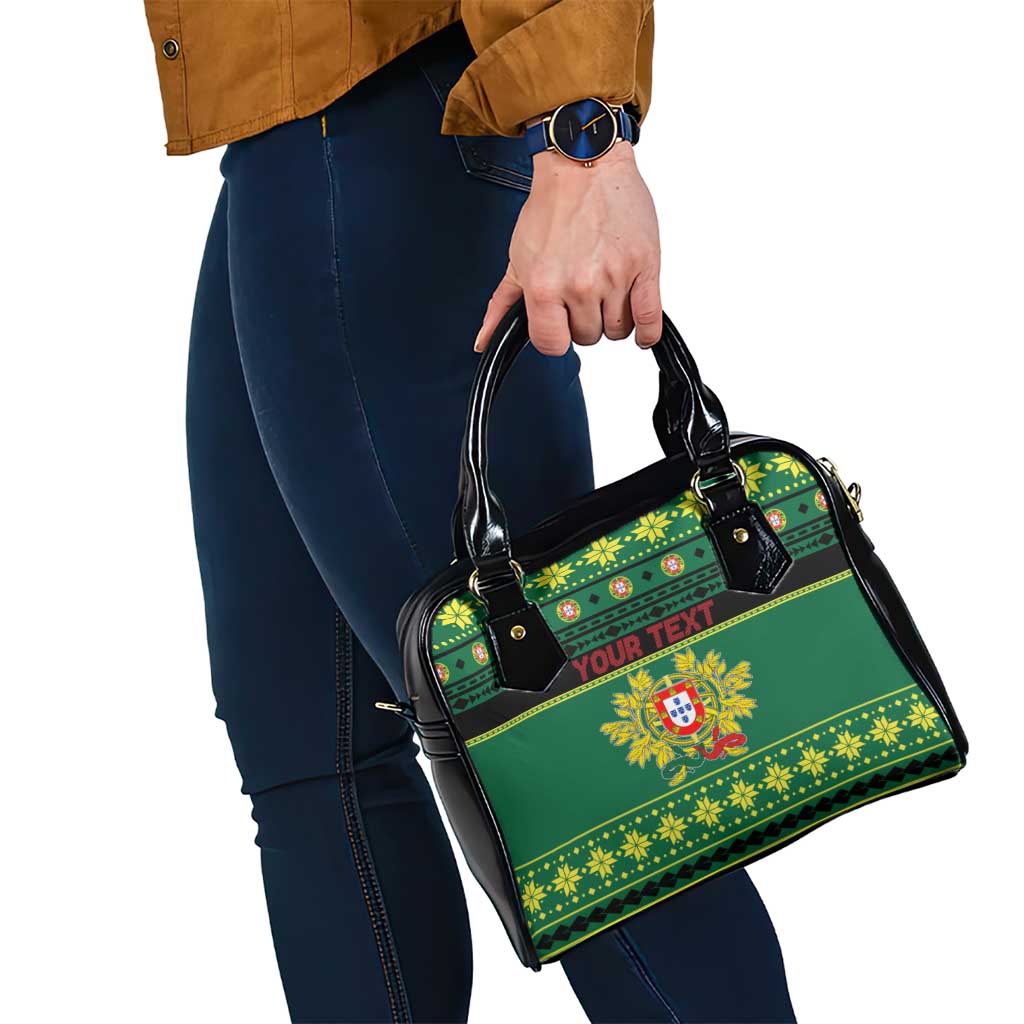 Personalized Portugal Christmas Shoulder Handbag Emblem With Flag Style LT19