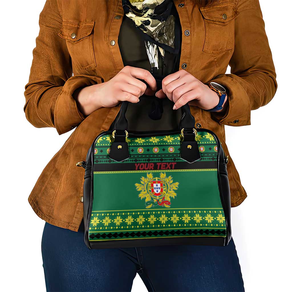 Personalized Portugal Christmas Shoulder Handbag Emblem With Flag Style LT19
