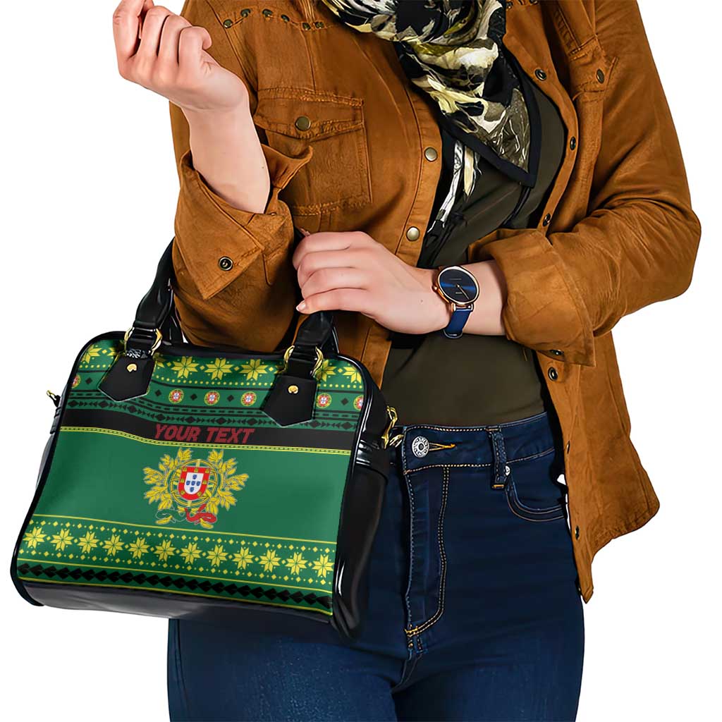 Personalized Portugal Christmas Shoulder Handbag Emblem With Flag Style LT19