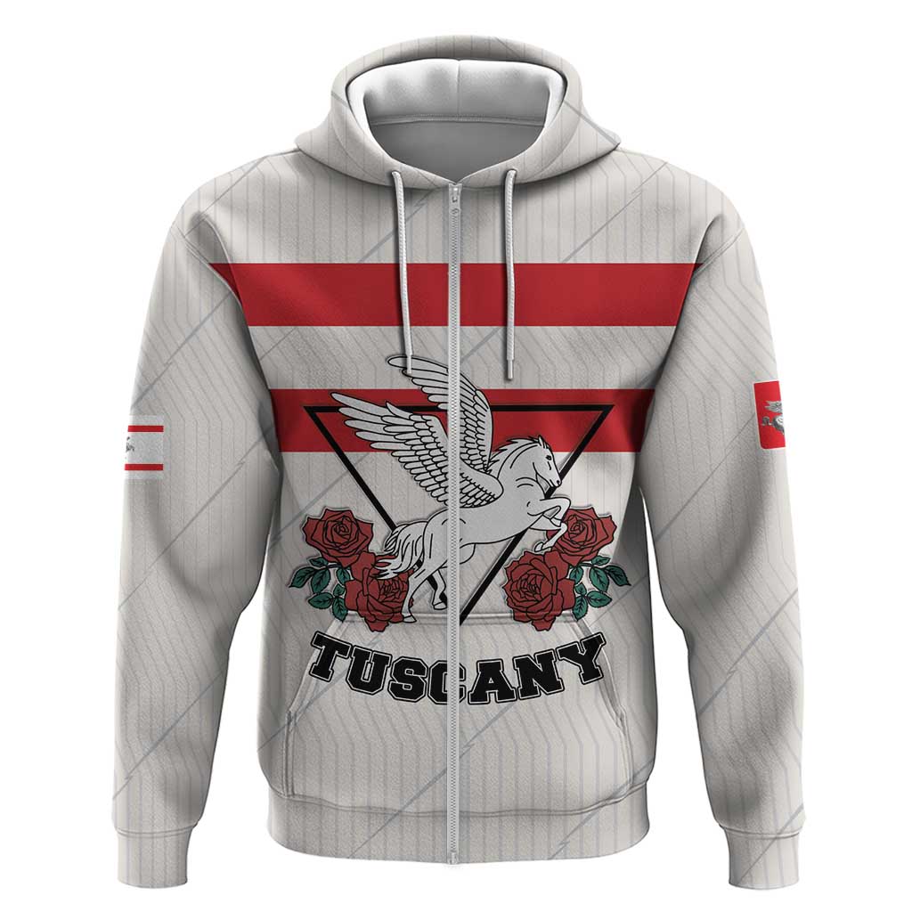Italy Tuscany Hoodie Pegasus With Map Style LT19