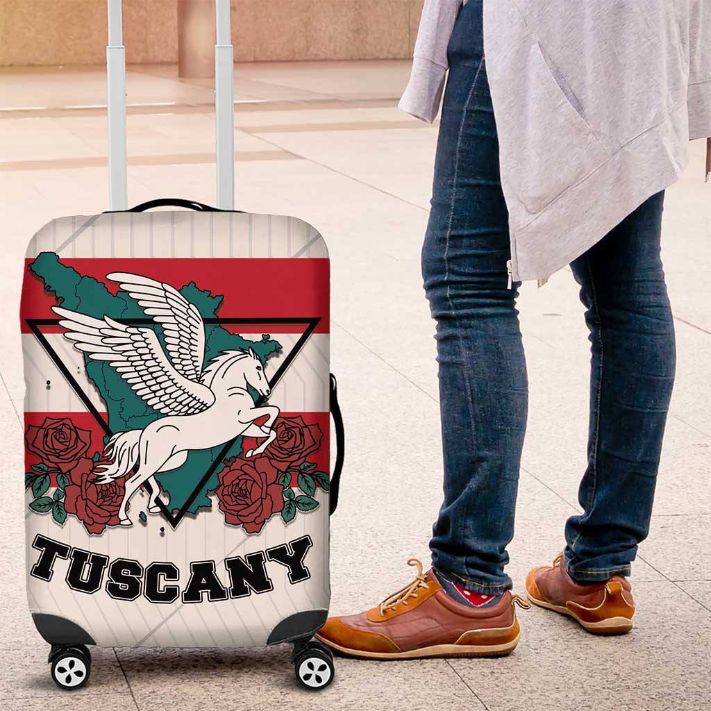 Italy Tuscany Luggage Cover Pegasus With Map Style LT19