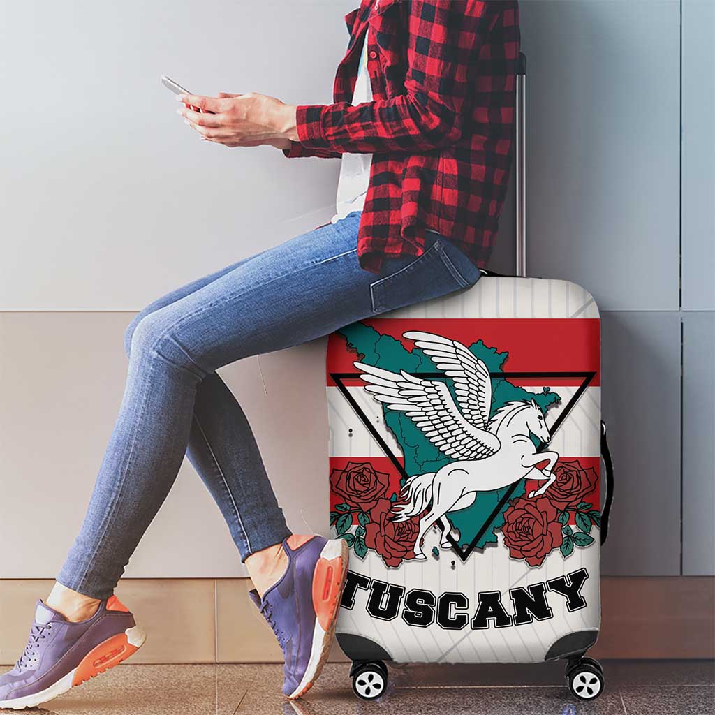 Italy Tuscany Luggage Cover Pegasus With Map Style LT19