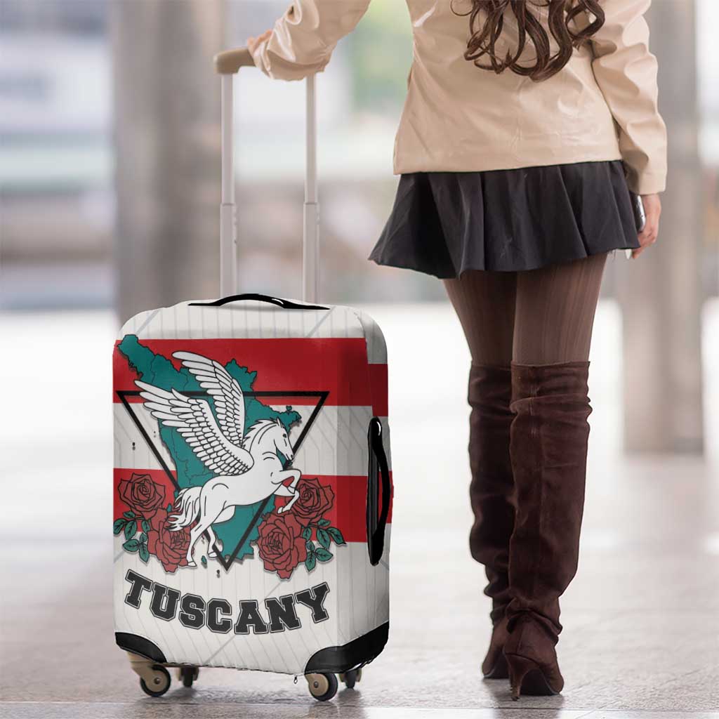 Italy Tuscany Luggage Cover Pegasus With Map Style LT19