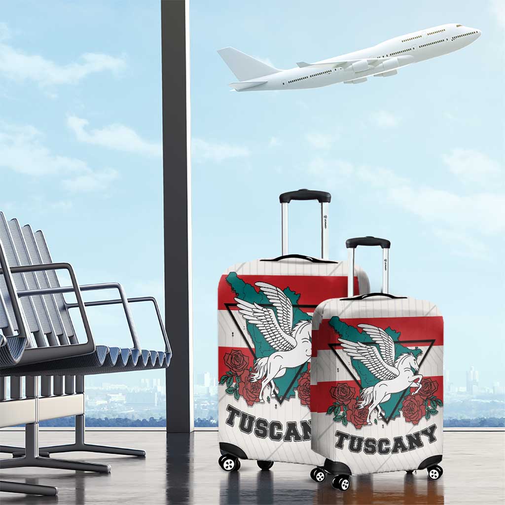 Italy Tuscany Luggage Cover Pegasus With Map Style LT19
